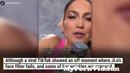 View Full Screen: viral tiktok shows off moment jlos face filter fails and some of her wrinkles are exposed.jpg