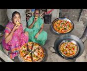 Barnali Nayan with village food