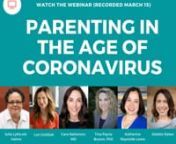 Authors Julie Lythcott-Haims, Cara Natterson, Lori Gottlieb, Tina Payne Bryson, Katherine Reynolds Lewis and Deborah Reber give advice on parenting in the coronavirus era. As college students head home from campus and school-age children lobby for playdates, how can parents hold the line when it comes to recommended social distancing? Is there such a thing as a reasonable playdate? What steps jeopardize your household or the country? How many days can any of us expect to hold out against a whiny