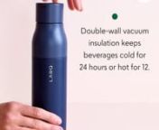 This purifying water bottle gets rid of icky germs with the push of a button. https://bit.ly/2SlWcv9