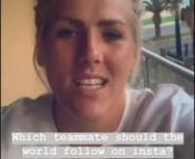 Millie Bright Instagram Story from millie bright