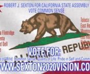 The first spot of many. Spread the word… and the link! Please visit my site. Volunteer, Donate now. We can&#39;t do it without you.nwww.sexton2020vision.comnnVote: nCommon Sense.nPeace of Mind.nQuality of Life.nPride in self and community…nnTime for Truth.nProposition 47, with the Orwell inspired title, “Safe Neighborhoods and Schools Act.” and Prop 57, “Parole for Non-Violent Criminals and Juvenile Court Trial Requirements Initiative,” both tried to clear our prisons of nonviolent offen