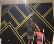 KSH - One Room Challenge - Wall Stripes Timelapse from ksh