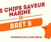 Grand Prix des innovations PME d&#39;Intermarché : Les chips saveur marine de Bret&#39;s, entreprise Altho à Saint Gérand.n© Eric Soudan