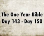 Pastor Alex and Pastor Jason recap the One Year Bible days 143 - 150.nnnJFF quiz for 5-22-13nn1.tHow old was David when he began to reign?na.t20 b. 22 c. 24 d.26e. 28 f. 30 G. 31 h. 32 i. 34 j. 36 k. 38 l. 40n2.tHow long did he reign?na.t20 nb.t25nc.t30nd.t31ne.t35nf.t40n3.tThe ark was on its way to town when Uzzah touched it and diedttrue/falsen4.tMichal was David’s first wife that had no childrentttttttrue/falsen5.tDavid measured off groups of Moabites to be killed.For every 2 groups h