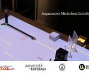 The Augmented Michelson Interferometer is an hybrid system that combines virtual and physical elements in order to enhance the students comprehension about optic concepts.nnMore information at: https://project.inria.fr/hobit/
