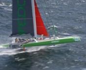 Phaedo³ spent a week breaking world records. The Fastnet Original Course, Plymouth to La Rochelle, and Cowes to Dinard. Flying along, seeing speeds in excess of 40knots and average speeds of 28.66 knots