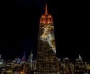 On Saturday, August 1st, 2015, Oceanic Preservation Society and Obscura took to the sky with a first-of-its-kind live video projection that illuminated the Empire State Building with beautiful, inspiring imagery of endangered species as never seen before.The towering images, more than 350 feet tall and 186 feet wide, and covering 33 floors of the iconic building drew attention to the creatures’ plight against mass extinction.Sia and J. Ralph produced and released a song, “One Candle”,