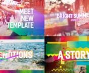 Download it here: https://1.envato.market/dvQQ7nDownload music: https://1.envato.market/yv00bnnHello Friends! Meet my new realy exciting project – Bright Summer Opener! This project will help you create a very dynamic and a high quality slideshow or promo. It is perfect for your opener, tv show, photo/video slide show, summer journey, summer intro, beach party promo,summer slideshow or any media opener.nnPerfect For: fast quick simple minimal slides travel slideshow, fashion slideshow, Glitch