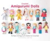 If you love crochet and dolls, then this is your book. Here you will find 15 projects using the Japanese technique of amigurumi. There are four collections: The Four Seasons, a Costume Party, Successful Professionals and Dolls You Can Dress with Different Clothes. nnYou do not need to be an expert crocheter to make these adorable dolls. Knowing basic crochet stitches, and how to increase and decrease, is all you need to get started. In the book, we show you some color suggestions, but you have t