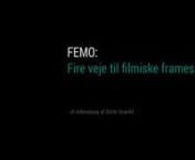 16:9 Film Journal, FEMO, Dorte Granild