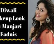 The Jane Tu Ya Jane Na actress, Manjari Fadnis dropped by at the Pinkvilla and showed us this soft yet glamrous makeup look she we will be wearing this diwali!
