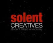 Solent Creatives, based at Southampton Solent University, is a creative agency like no other. nEstablished in early 2011, the agency allows organisations of all shapes and sizes to tap into a pool of creative students for ad-hoc freelance support across a variety of skillsets.nnEvery year, we ask our students to help us update our showreel which is used on our website and social media sites to show off the work our students have produced over the last 12 months. nnThis showreel highlights just s
