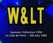 A compilation of videos i found on my HD made from:nWalter Van Beirendonck fashion show in Paris for Summer Spring 1996