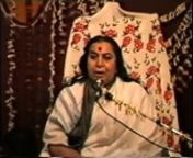 Archive video: H.H.Shri Mataji Nirmala Devi speaking in Marathi at a Sahaja Yoga public program in Shrirampur, Maharashtra, India. (1990-1209)