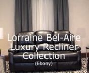 With the Lorraine Bel-Aire you can relax in various positions — sitting with your feet up to lying reclined. You’re fully supported from head to toe. No gaps between the leg and the foot rest.