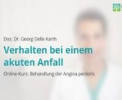 Doz. Dr. Georg Delle Karth, Facharzt für Innere Medizin und Kardiologie, beantwortet im Video