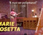 Marie and RosettanBy George Brant; Directed by Wendy KnoxnMusic Direction by Gary Hines;nOn our Proscenium Stage through Dec 30, 2018nnTICKETS: www.parksquaretheatre.org or call 651.291.7005nnStarring Jamecia Bennett as Sister Rosetta Tharpenand Rajané Katurah Brown as Marie Knight nnBringing fierce guitar playing and swing to gospel music, Sister Rosetta Tharpe influenced rock musicians from Elvis to Jimi Hendrix and Ray Charles. The story begins in a funeral parlor in Mississippi, as Rosetta