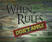 When Rules Don’t Apply explores the “no-poach” wage suppression conspiracy that swept Silicon Valley from 2005 to 2015, and the precedent-setting legal battles that challenged these practices. Leading tech CEOs, including Apple’s Steve Jobs and Google’s Eric Schmidt, secretly agreed not to recruit one another’s employees, thus restricting employee job opportunities and limiting their wages.nnFunded by a grant resulting from a settlement between eBay and the California Attorney Genera