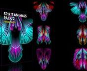 These spirit animals are ready for your big stage designs and most intimate visual festivities!nnDownload these video loops from https://www.freeloops.tv/category/spirit-animals-pack-2/