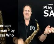 American Woman Saxophone - How to play American Woman by The Guess Who on the Alto Saxophone.nFor HEAPS more saxophone lessons visit https://howtoplaythesax.com and learn saxophone today.nnHow to play American Woman on the Saxophone.nAmerican Woman by The Guess Who.nAmerican Woman by Lenny KravitznAmerican Woman Alto sax.nnThis video is an edited excerpt from one of the many saxophone lessons inside the Members Area at https://HowToPlayTheSax.com.nnTo get full and immediate access to ALL of the