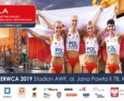 PZLA Mistrzostwa Polski w Wielobojach i Sztafetach.nStadion Lekkoatletyczny AWF w Krakowien8 czerwca 2019