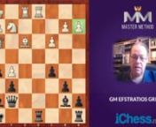 Grivas’ Advanced Chess SchoolnJoin GM Efstratios Grivas (peak rating 2528) as he reveals the secrets of advanced chess!nHow do masters outplay their lower-rated opponents with ease, often only needing a few seconds to find superior moves? This ability, which every master has had to learn, comes from understanding the interplay of the pieces.nLearn how to coordinate, combine and power up your pieces, and you will find it much easier to win games, whether with a crushing kingside attack or domin