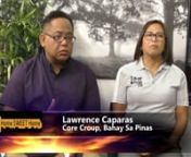 Melody Mojica interviews Las Vegas Core Group members Lawrence Caparas and Marilou Tingley along with the founder of Bahay Sa Pinas Bong Barrameda Gutierrez (via Zoom). nProperty Solutions Philippines Licensed primarily in the USA and the Philippines.