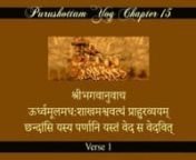 Recitation of Bhagvad Gita Chapter XV,