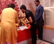 Actress Jyoti Yadav &amp; Director Rahul Singh Rana krishna started New movie Nazarbandh by taking the blessings of God on First day.nnOn the occasion of Muhurat Shot of Director Rahul Singh Rana&#39;s upcoming movie