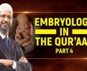 Embryology in the Quran – Part 4 - Dr Zakir NaiknnQMS-22nnAnd previously the scientist they thought it was in the 16th and 17th century when scientist like Flaumadam they thought that the sperm contained the Miniature human being that the sperm contained the Miniature human being, the head of the sperm contained the Miniature human being and then it grew in the womb of the mother, later on when they came to know that the size of the ovum is bigger than the sperm D Graphy, he said that the huma