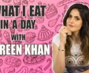 As we caught up with Zareen Khan we asked her to share what she eats in a day and what she did to lose weight. What is even better about this particular regime, is that it s simple and easy to execute with just a little bit of determination. From breakfast to lunch and dinner this what this fit and fabulous actress eats in a day. nnWatch on to see the diet Zareen Khan follows and reveals her diet and workout secrets.nnnZareen Khan also known as Zarine Khan is an Indian actress and model who main