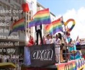 1What do people in Malta think about the legalisation of gay marriage?.mp4 from gay