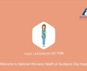 The day of your elective caesarean section at National Womens Health