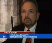 WNEM TV5 news report (November 2013) featuring Defective Medical Device Attorney Terry Cochran of Cochran, Kroll and Associates, with offices in Livonia and Flint, Michigan, discussing a class action lawsuit against Stryker, manufacturer of the “Rejuvenate” and ABG II artificial hips. These recalled implants have been known to cause severe pain and swelling, tissue irritation and pseudo tumors. Cochran explains how victims may be compensated for pain and suffering.