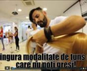 Curs de tunsoare pe parul uscat. - Adrian Niculescu interviu Geta Voinea http://stilistultau.ro/curs-de-tunsoare-pe-par-uscat/