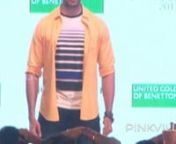 Sidharth Malhotra turns show stopper for a collection launch from sidharth