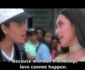 Traditional analyses of KKHH as a queer text focuses on the role of the yaari (intense friendships bordering on more important than romantic love, and is frequently applied to (male) same-sex lovers) between Rahul and Anjali, the presentation of unspoken/forbidden love between best friends, and the subversiveness of Anjali&#39;s gender presentation in the first half of the movie, i.e., the tomboy in love with her male best friend which could be read as a coded gay man in love with his male best frie
