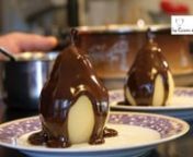 La recette des Poires au chocolat from poires