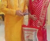 Newly wed couple preparing for going to bride's house to celebrate jamaishasthi,a yearly Bengali ritual for grooms by his in law from bengali newly