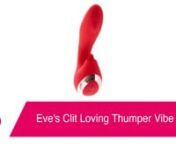 https://www.pinkcherry.com/products/eve-s-clit-loving-thumper-vibe (PinkCherry US)nhttps://www.pinkcherry.ca/products/eve-s-clit-loving-thumper-vibe (PinkCherry Canada)nn--nnWhen pleasure cravings hit you or your partner (or both of you, equally), it&#39;s always nice to have a surefire orgasm IOU waiting in the wings - or in your bedside table drawer, more specifically! Tuck Eve&#39;s Clit Loving Thumper Vibe into that drawer, then go about your merry way knowing that you&#39;ll always have an O or three o