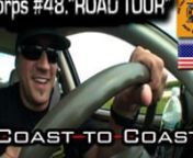 Xcorps Action Sports TV #48.) ROAD TOUR seg.3-nRolling into a new TV season team X launches a fresh wave of assaults upon the lame and mundane by shooting a massive coast to coast Road-Tour stretching from Boston to San Diego!nnThe show opens up with host Jason Lazo standing in the New Jersey surf after flying in from San Diego California to visit RIVE- the source of many of the music videos that appear on the show. Jason hangs at a local skate park in Long Branch N.J. and talks with RIVE owner