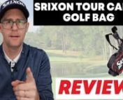 Make your game easier with the Srixon Tour Carry Stand Bag. This bag is designed to help you carry your equipment with ease, with features like a four-way top and moulded rubber handle. You&#39;ll appreciate the convenience of the insulated cooler pockets and detachable ball pocket panel for customization. nnPlus, there are four zipper pockets for storage and a large metal towel ring. nnThe cart lock bottom base prevents your bag from slipping while you ride, and at just 3.1kg, it&#39;s easy to take wit
