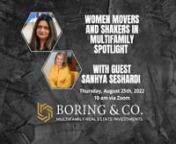 Sanhya Seshardi - Women Movers and Shakers Spotlight from sanhya