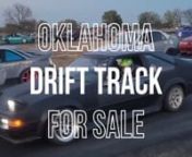Oklahoma Drift Race Track for sale. 40 acres plus residential home &amp; shop. Turnkey business with everything needed to continue event’s immediately.nRare opportunity to live your entrepreneurial dreams on idyllic rural land! Exciting Midwest Drift Racing Complex, on 40 acres free from county usage restrictions. Situated between DFW and Oklahoma City, a mere 2-hour drive in any direction leads you to Tulsa, OKC, Dallas, or Fort Worth. Your new adventure begins in a 2233 sqft 3/2 country