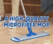 Melissa discusses the noticeable difference between a standard microfiber mop and our Professional Microfiber Mop System.