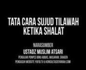 Tata Cara Sujud Tilawah Ketika Shalat from shalat