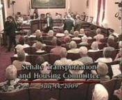 This is part of the hearing from the California State Senate Transportation and Housing Committee, July 14, 2009.nnSham mobile home park condo conversions, in which a mobile home park forcibly converts a park to