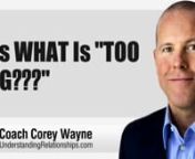 Coach Corey Wayne discuses what to do if you have a really large penis that makes sex painful for most small or average sized women.nnIf you have not read my book, “How To Be A 3% Man” yet, that would be a good starting place for you. It is available in Kindle, iBook, Paperback, Hardcover or Audio Book format. If you don&#39;t have a Kindle device, you can download a free eReader app from Amazon so you can read my book on any laptop, desktop, smartphone or tablet device. Kindle &#36;9.99, iBook &#36;9.9
