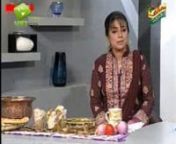 Rida Aftab is a renowned cooking expert, host of many famous cooking shows of Pakistan to bring best food from this region for her viewers.nhttp://vidpk.com/ch_det.php?chid=34